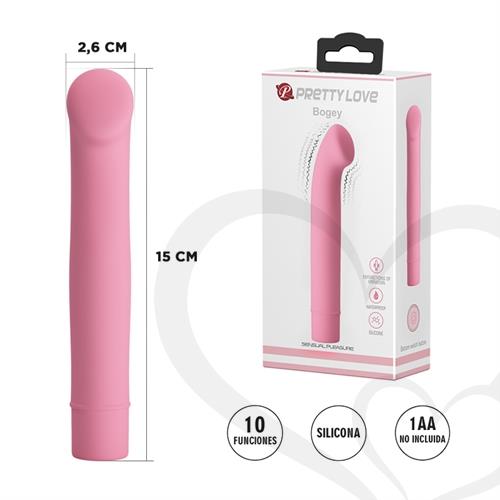 Vibrador estimulador de punto G con 10 velocidades diferentes